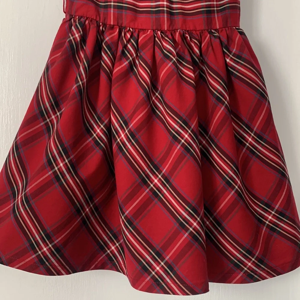 Carter’s Red Plaid Dress 5 Holiday Christmas EUC